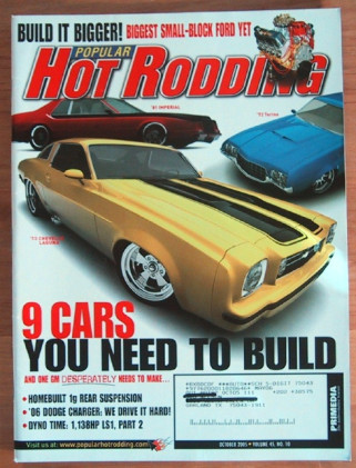 POPULAR HOT RODDING 2005 OCT - HEMI CUDA, CHARGER, TOP SPEEDS